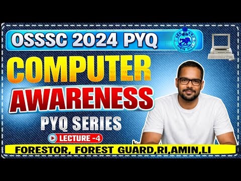 OSSSC Forestor,forest guard,RI Computer Class | Basic Of Computer | Computer Awareness | 2024 PYQ 