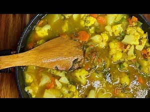 How to make the Most Delicious Cauliflower- Potato Curry|| Vegan Recipe