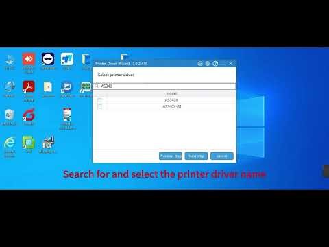 How to Setup AS340X-BT Printer Driver on Windows via Bluetooth