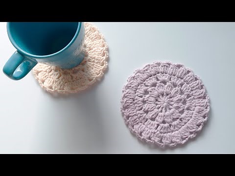 花朵杯垫｜隔热垫｜入门级钩针小物