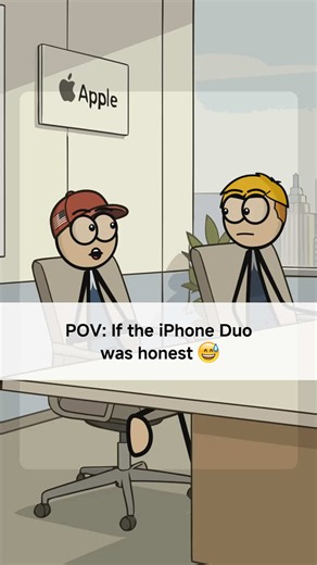 POV: If the iPhone Duo was honest 😅 AC:@Landon Bullock #animation #apple #satire #comedy #tiktokfantasymoviecontest