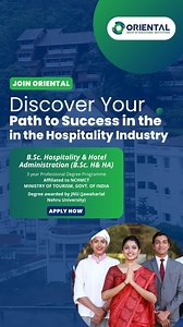 🎯 Study Hotel Management in the best institute, awarded by the Government of Kerala for 8 times. 💥 Admission 2023 open! 💥 ✅ B.Sc. Hospitality & Hotel Administration - the only Hotel Management Degree Programme which offers a 4 years Honours degree option ✅ Affiliated to National Council For Hotel Management & Catering Technology, NCHMCT, under the Ministry Of Tourism, Govt. Of India ✅ Degree awarded by JNU (Jawaharlal Nehru University) ✅ Vegetarian option available ✅ Direct Admission Open... 