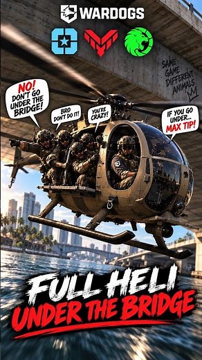 I Flew a FULL Heli Under a Bridge in WARDOGS