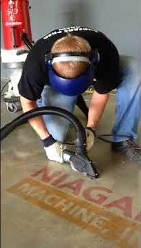 Niagara Machine Demonstration of Ermator Dust Shroud