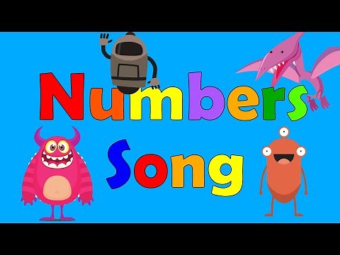 Numbers Song | 10 Little Monsters 👾 | Kidzstation