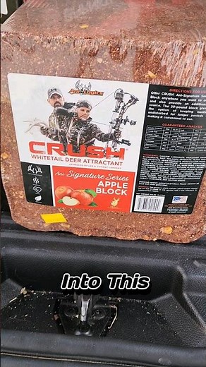 DIY deer block homemade #deerhunting #hunting #homemade