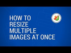How to resize multiple images at once