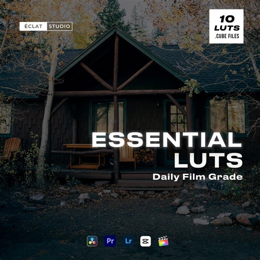 Essential Luts Pack | .cube Files for Cinematic Video Grading - Etsy
