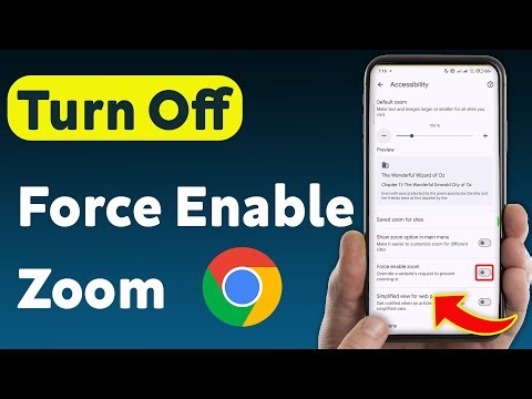 How To Turn Off Force Enable Zoom In Google Chrome (Updated)