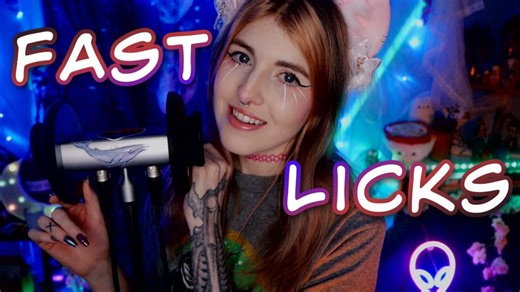 ASMR | Fast & Aggressive Ear Licks