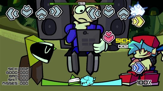 『FNF/官方/熟肉』超优质模组 Vs Bambi&Dave 官方Demo更新 全流程演示