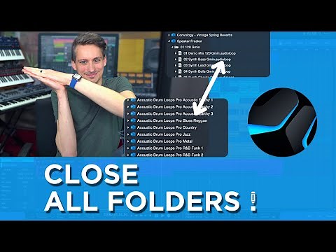 How to close all Folders with one AWESOME Shortcut! #StudioOneMinute