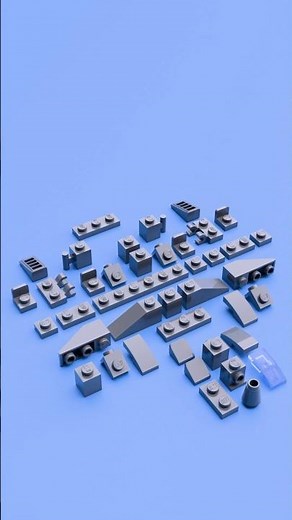 LEGO YF-23 Black Widow 🛫 | 1:240 Scale Jet Build