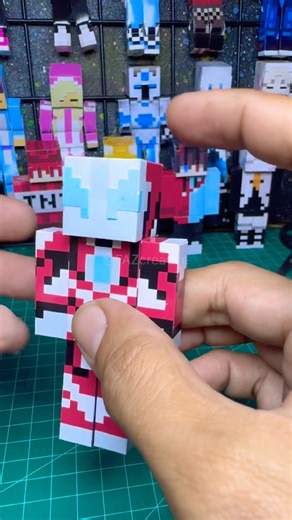 Papercraft Minecraft Ultraman Geed #shorts