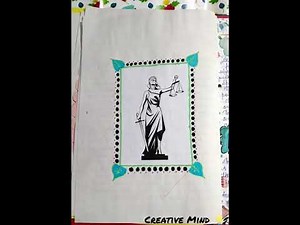 Class-11 | Political science project file | Judiciary | Like and subscribe | Creative Mind 💡