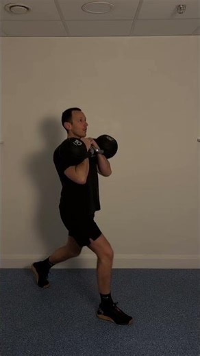 Double Kettlebell Front Rack Split Squat | Build Single-Leg Strength & Core Stability