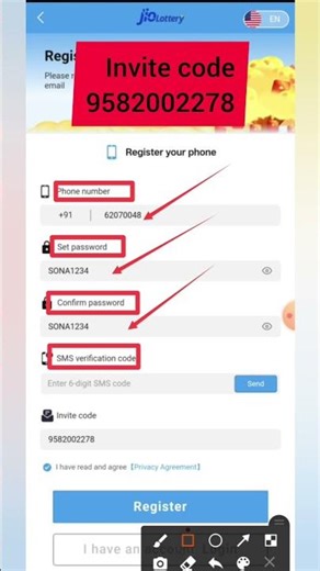 jio lottery real ya fake/jio lottery me password kaise banaye/jio lottery invitation code#shorts