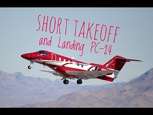 PC-24 Short Takeoff & Short Landing (Pilatus Jet )