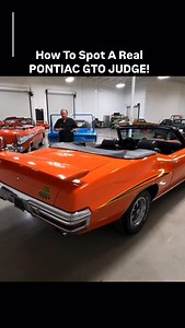 How To Spot A REAL Pontiac GTO Judge! In Episode 170’of Cars, Shops & Collections we head to @nevadaclassics and do a deep dive into a gorgeous 1970 Pontiac GTO Convertible! LINK TO EPISODE IN BIO! #pontiac #pontiacgto #pontiacjudge #pontiacgtojudge #rarecars #musclecars | JC Fernandez