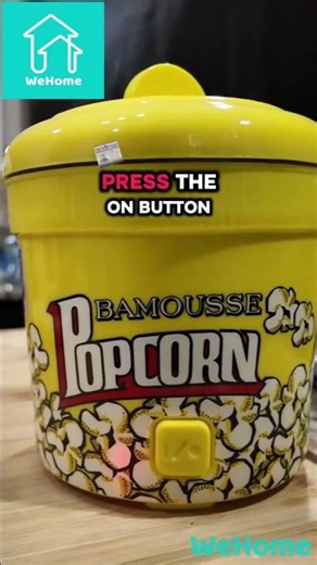 Portable Automatic Popcorn Machine for Home Made Movie Night