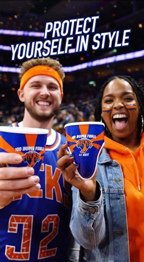 NY Knicks Protective Cup Night Promo