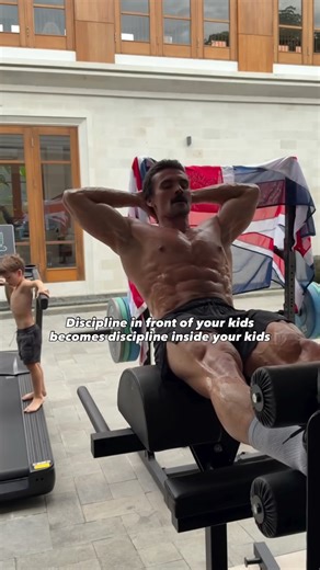 Physique Academy | Men's Online Fitness Coaching on Instagram: "Kids are always watching your habits. Not your words. Not your intentions. Your patterns. They watch how you wake up. How you deal with pressure. How you speak when you’re tired, frustrated, or losing. They learn what “normal” looks like by studying you. Every skipped workout teaches them excuses are acceptable. Every night you numb yourself instead of facing life teaches them avoidance. Every time you choose comfort over responsibi