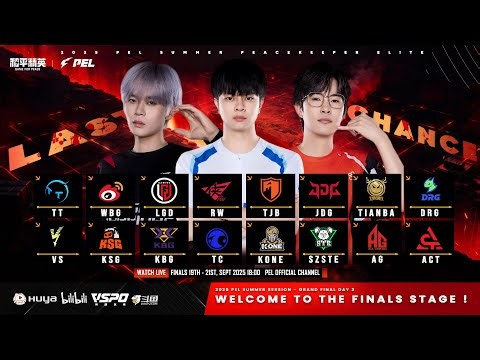 LIVE : 2025 PEL SUMMER SESSION GRAND FINALS DAY 3 | LAST CHANCE | 2025 PEL 夏季总决赛第三天