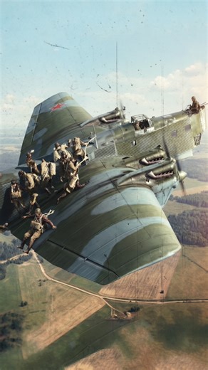 Before Jump Doors: The Insane “Wing-Slide” Technique of the 1930s. The Soviet Tupolev TB-3, a legendary heavy bomber that served as the cradle for the Soviet VDV (Airborne Forces) long before modern safety standards existed, and the unique and harrowing deployment method that predates the standardized jump doors and static lines we know today.�Before the invention of dedicated troop transport aircraft with side doors, Soviet strategists had to improvise. The paratroopers would climb out of the o