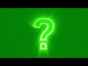 Emotional Green Screen Question Mark Animation: Thought-Provoking Overlay VFX