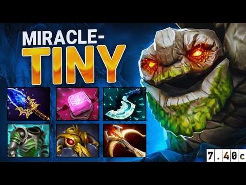 MIRACLE- Tiny Mid = NEW META? 💥 | Patch 7.40c
