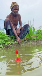 219K views · 1.5K reactions | Old man fishing by float hook #fishing #hookfishing #reels | Rural Fishing BD | Facebook
