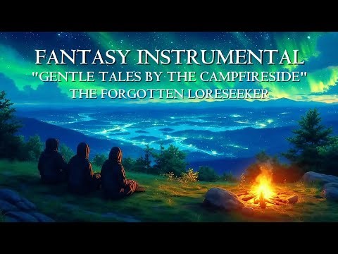 Gentle Tales by the Campfireside - Medieval Fantasy Instrumental Mix / BGM for Sleep, Work & Study