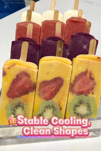 Máquina de paletas: ¡Congela 3000 en 4 horas!