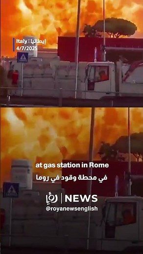 Massive explosion at gas station in Rome shakes entire neighborhood