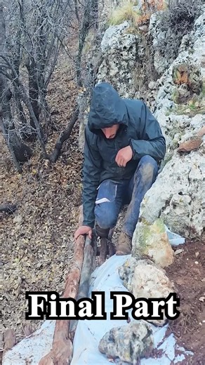 Alone in a Winter Storm — Building a Stone Shelter to Survive - Final part bushcraft survival camping bushcraft shelter shelter camp bushcraft skills bushcraft survival bushcraft camp survival skills solo camping outdoors survival shelter winter camping hiking cooking rain off grid living bushcraft camping asmr off grid forest cooking fishing log cabin building solo survival underground house living off grid forest fireplace survival videos wood 7 days solo survival camping heavy rain 3 days sol