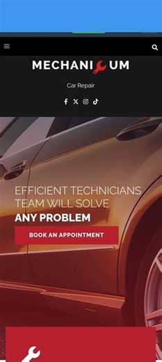 Car Repair Website Design | Auto Service Website Demo