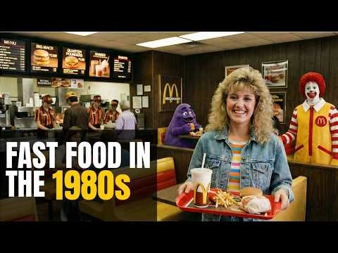 1980s Fast Food - It Doesn't Look Like This Anymore! We Miss It!