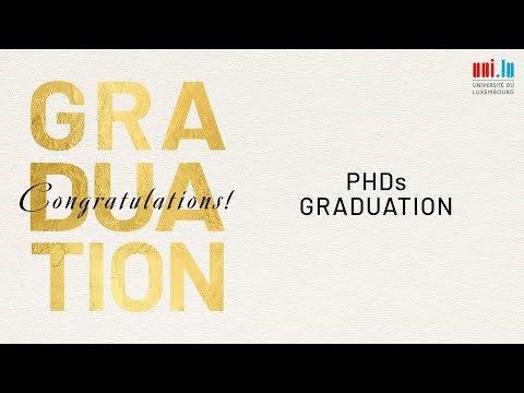uni.lu 2025 PhD Graduation Ceremony