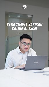 Cara simpel rapikan kolom di Excel👌 Share ke teman kamu biar mereka juga tau! #microsoftexcel #excel #tips #lifehacks | Anugrahpratama.com