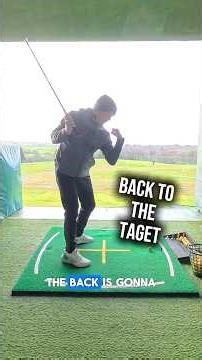 Keep Your Back to the Target Longer 🎯 #golf #golflesson #golfshorts