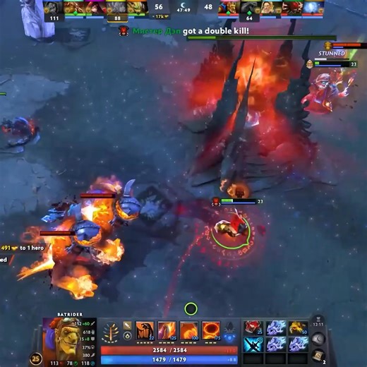 Epic Batrider Madness Build Comeback in 7.39e Dota 2! #dota2 | Johnrey Arendain