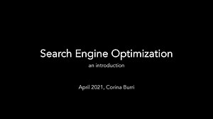 Search Engine Optimization: An introduction