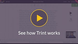 How Trint works