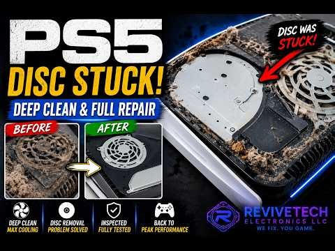 🛑PS5 Deep Clean & Stuck Disc Removal | Saving a PlayStation 5 From Disaster!🛑