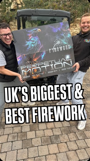 THE BIGGEST AND BEST FIREWORK IN THE U.K! 🤯 At 36KG this is not only the biggest but in our opinion best firework in the UK. Insane performance and over 4 Minute duration of none stop madness. WOW 👏 . #fireworks #galacticfireworks #bonfirenight #pyro #fireworkshop #fyp #halloween #foryou | Galactic Fireworks