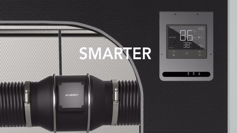 AC Infinity CLOUDLAB 743D 2-in-1 Advance Grow Tent, 48”x36”x72” Thickest 1 in. Poles, Highest Density 2000D Diamond Mylar Canvas, 4x3 for Hydroponics Indoor Growing