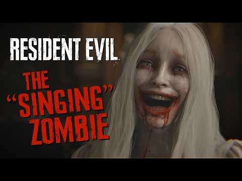 The Singing Zombie just ENDED Lady Dimitrescu! 🎤💀 #residentevil #re9 #memes