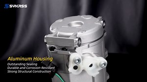 Air Conditioning A/C Compressor with Clutch 158313 Compatible with Buick Enclave 08-12, Compatible with Chevrolet Traverse 09-12, Compatible with GMC Acadia 07-12, V6 3.6L