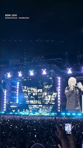 The Stadium Sings with Bon Jovi | Murrayfield #Shorts