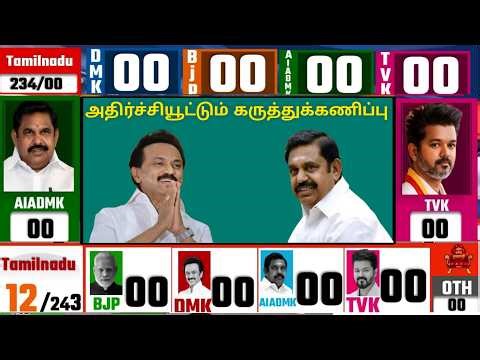 Tamil Nadu Election 2026 Opinion Poll DMK, AIADMK, TVK ,Survey தமிழக தேர்தல்